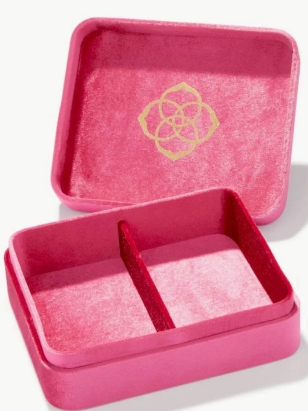 Kendra Scott Pink Velvet Jewelry Box